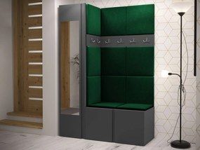 Έπιπλο υποδοχής Orion-Ανθρακί - Κυπαρισσί