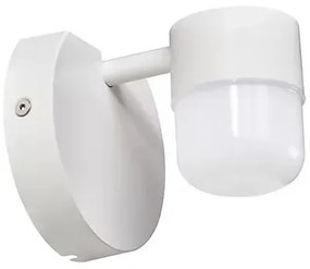 Fos Me Φωτιστικό Eπίτοιχο Καθρέπτου - Πινάκων LED 6.5W 600lm Θερμό IP44 Λευκό 40-12127