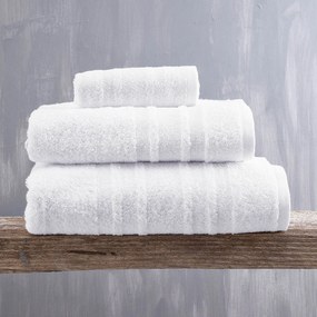 Πετσέτα Χεριών (30x50) Rythmos Laura 500gsm Λευκό