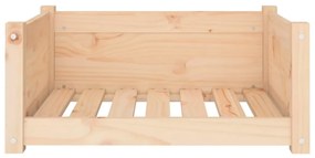 vidaXL Κρεβάτι Σκύλου 65,5x50,5x28 εκ. από Μασίφ Ξύλο Πεύκου
