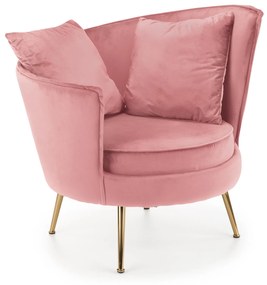 ALMOND leisure chair color: pink DIOMMI-60-24889