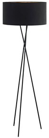 Φωτιστικό Δαπέδου Fondachelli 95541 Black Eglo Steel,Fabric