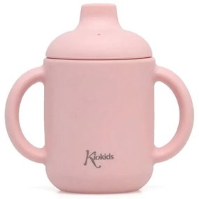 Ποτήρι Εκπαιδευτικό Σιλικόνης 120ml Kiokids Ροζ 3543