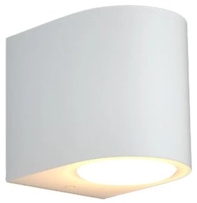 it-Lighting Powell 1xGU10 Outdoor Up or Down Wall Lamp White D:9cmx8cm (80200224)