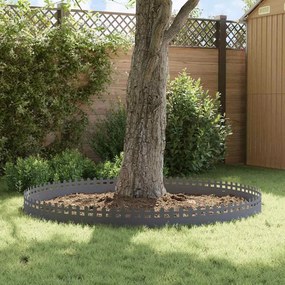 vidaXL Περιγράμματα γκαζόν 20 pcs Ανθρακί 103 x 0,05 x 22 εκ Ατσάλι