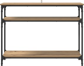vidaXL Τραπέζι κονσόλας Artisan Oak 100 x 29 x 75 εκ.