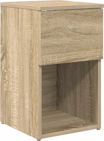 vidaXL Ντουλάπι κρεβατιού Sonoma Δρυς 29 x 31,5 x 49 εκ