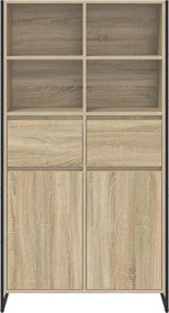 vidaXL Πλαϊνό γραφείο Σονόμα 81 x 36 x 150.5 εκ. Επεξεργασμένο ξύλο