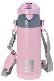 Ecolife Θερμός Παιδικός Kids Thermos Pink 400ml 33-BO-3007