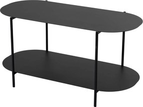 Τραπεζάκι Σαλονιού Μαύρο SHB 100x51x45