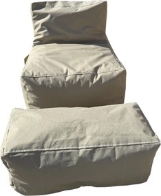 Bean Bag Set (2 Pieces) Xxl Sedir - Beige Beige