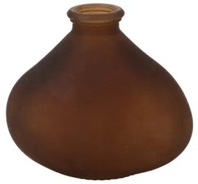 Beauty Home Γυάλινο Βάζο Tom Σοκολατί 11 x 9,5 x 6,5 CM – 260ml