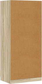 vidaXL Ντουλάπα Χρώμα Sonoma-Δρυς 80 x 52 x 180 εκ. από Επεξ. Ξύλο