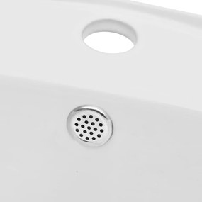 vidaXL Σετ Επίπλων Μπάνιου 2 Τεμαχίων Χρώμα Δρυός Κεραμικό