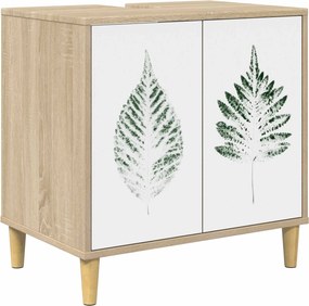 vidaXL Ντουλάπι Μπάνιου HANAU Sonoma 60 x 40 x 60 εκ