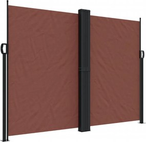 vidaXL Σκίαστρο Πλαϊνό Συρόμενο Καφέ 180 x 600 εκ.