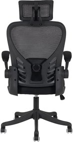 A6225 ΜΑΥΡO MESH ΠΟΛΥΘΡΟΝΑ ΓΡΑΦΕΙΟΥ