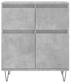 vidaXL Ντουλάπι Γκρι Σκυροδέματος 60x35x70 εκ. Επεξεργασμένο Ξύλο