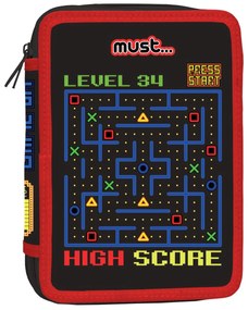 Κασετίνα Διπλή Γεμάτη (21x15x5) Must High Score 585515