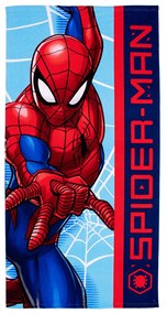 Παιδική Πετσέτα Θαλάσσης Microfiber (70x140) Dimcol Spider-Man 41 Sky Blue