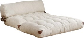 Διθέσιος Καναπές Κρεβάτι Κρέμα FOLD TEDDY 75x120x79