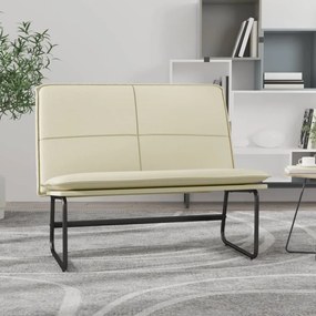 vidaXL Πάγκος Κρεμ 100 x 75 x 76 εκ. από Συνθετικό Δέρμα