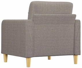 vidaXL Πολυθρόνα Taupe 60 εκ. Υφασμάτινη