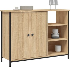 vidaXL Ντουλάπι Sonoma Δρυς 100 x 33 x 75 εκ. από Επεξεργασμένο Ξύλο