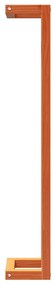 vidaXL Πετσετοκρεμάστρα Καφέ Κεριού 23x18x110 εκ από Μασίφ Ξύλο Πεύκου