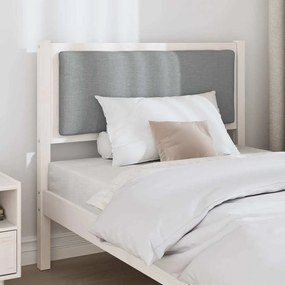 vidaXL Κεφαλάρι Άλλο Λευκό 100 cm Μασίφ ξύλο πεύκου