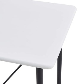 vidaXL Τραπέζι Μπαρ Λευκό 120 x 60 x 110 εκ. από MDF