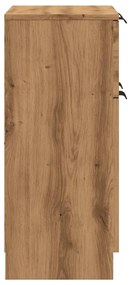 vidaXL Μπουφές Αρτισιανή Δρυς 60 x 30 x 70 εκ. από Επεξεργασμένο Ξύλο
