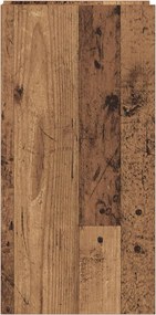 vidaXL Βάση φυτών 2 τεμ. Παλαιωμένο ξύλο 30 x 30 x 60 cm