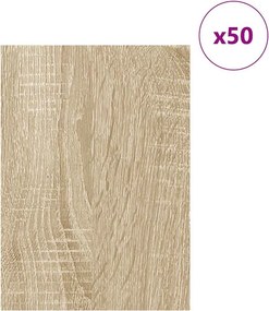 vidaXL Διακοσμητικά Πάνελ 50 τμχ. Δρύς Sonoma 30 x 42 x 0.27 εκ