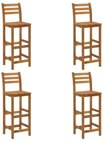 vidaXL Σετ Επίπλων Μπαρ Κήπου 5 Τεμαχίων από Μασίφ Ξύλο Ακακίας