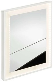 Καθρέπτης Με Φωτισμό Και Πλαίσιο LD-WM-5070 18W 50x70cm White Karag Steel,Glass