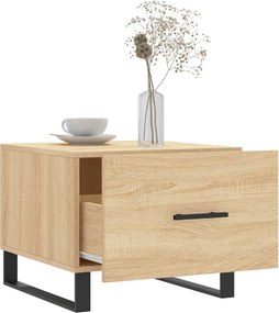 vidaXL Τραπεζάκια Σαλονιού 2 τεμ Sonoma Δρυς 50x50x40 εκ Επεξ. Ξύλο