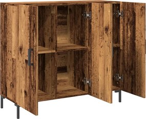 vidaXL Ντουλάπι Παλαιό Ξύλο 90 x 34 x 80 εκ. από Επεξεργασμένο Ξύλο