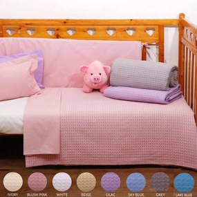 Κουβέρτα Πικέ Αγκαλιάς (80x115) Anna Riska Baby Michelle Ivory