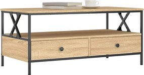 vidaXL Τραπεζάκι Σαλονιού Sonoma Δρυς 100 x 51 x 45 εκ. Επεξεργ. Ξύλο