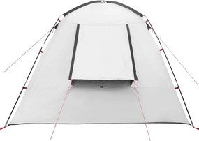 vidaXL Καταφύγιο Τέντας Λευκό Μαύρο 210 x 210 x 138 εκ Πολυεστέρας