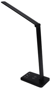 Επιτραπέζιο φωτιστικό LED 7W 3CCT (by touch) σε μαύρο χρώμα D:39cm (3045-BL) - Πλαστικό - 3045-BL