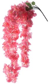 Τεχνητή Κρεμαστή Γλυσίνια Venusta 2181-7 74cm Pink Supergreens Leather,Plastic
