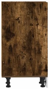 VidaXL Ντουλάπι "Riga" Καπνιστή Δρυς 40x44,5x81,5 εκ. από Τεχνητό Ξύλο