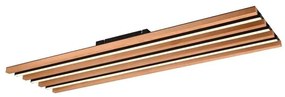 Φωτιστικό Οροφής - Πλαφονιέρα Fontana 648911332 114x6x30cm 1x SMD 44W 5050lm 3000K Brown-Black Trio