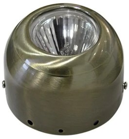 Σποτ Φωτιστικό Οροφής MR16 ή GU10 Φ:10cm Lumen-21-274871-Ορείχαλκος 21-274871