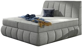 Κρεβάτι Enzo-Γκρι Ανοιχτό-160 x 200