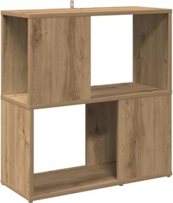 vidaXL Βιβλιοθήκη Αρτισιανή Δρυς 60 x 24 x 63 εκ. Επεξεργ. Ξύλο