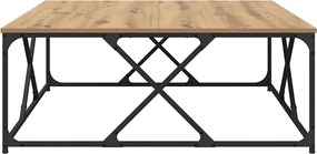 vidaXL Τραπεζάκι σαλονιού Artisan Oak 100 x 100 x 40 cm