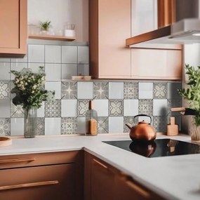 Sand Tiles πλακάκια διακόσμησης κουζίνας &amp; μπάνιου (31321)